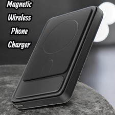 JUSJUGG Magnetic Wireless Power Bank 10000mAh Qi Quick Charge Pink