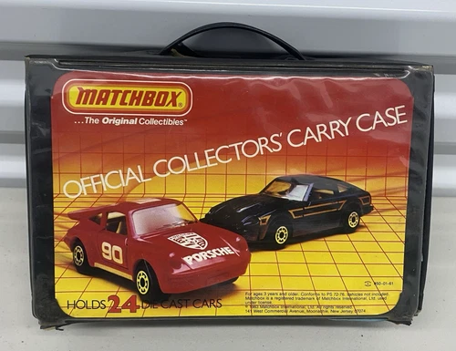Vintage Matchbox Official Collectors' 24 Car Carry Case ONLY USED FREE SHIPPING