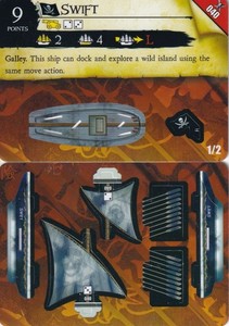 WizKids Pirates of the Caribbean #039 Pearl (Common) galley new and unpunched