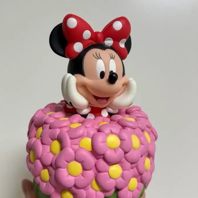 Disney Mini Minnie Mouse Flower Planter Piggy Bank Vintage