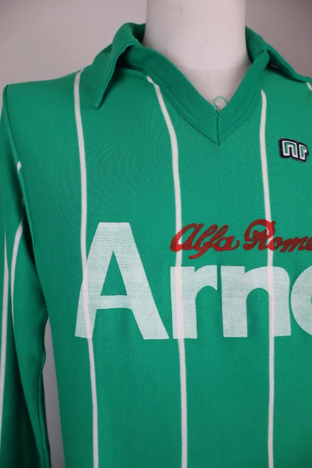 ENNERRE NR MAGLIA N 8 CALCIO UOMO Tg XL SOCCER JERSEY VINTAGE LANETTA TRIKOT - Immagine 3 di 4