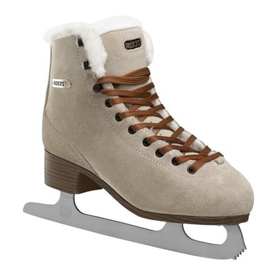 Roces Suede Eco-Fur Womens Figure Skates