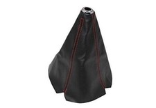Universal Auto Manual Gear Shift Knob Boot Dust Cover Seams | Car Shift Red
