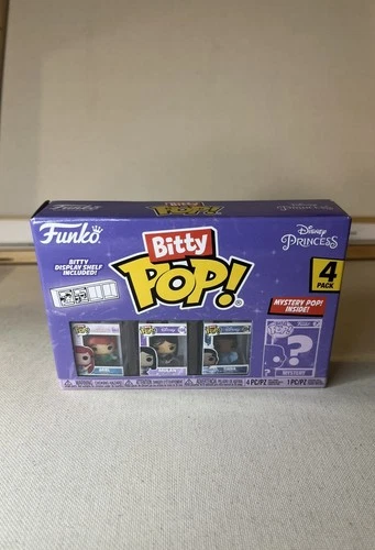 Funko Bitty Pop! Disney Princess- Ariel with Bag Mini Figure 4-Pack