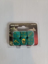 CMON Zombicide: White Death Jade Dice KS Black Plague Green Horde