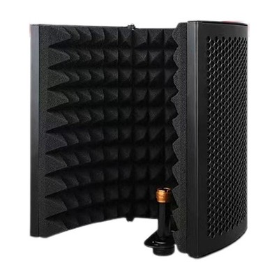 Mini Mikrofon Isolationsschild 3 Panel kompakte Größe leichter Klang