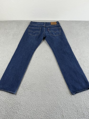 LEVIS 511 Premium Jeans Mens 30x28* Blue Selvedge BIG E Dark Wash Denim Straight - Picture 7 of 18