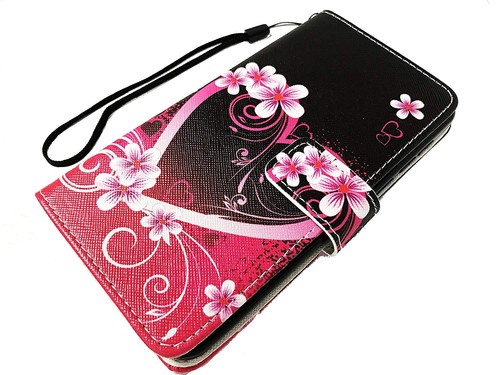 For AT&T AXIA QS5509A / Cricket Vision Wallet Credit Card Pouch Cover Phone Case - Picture 12 of 15