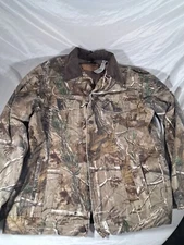 Levi Strauss Signature Field Gear Jacket Mens Size M Camo Realtree Coat Corduroy