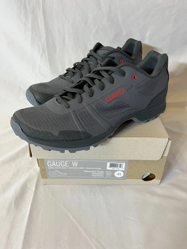 Giro Women's Gauge Mtn Shoes, Ti/Dark Shadow, 41, New, Free Shipping