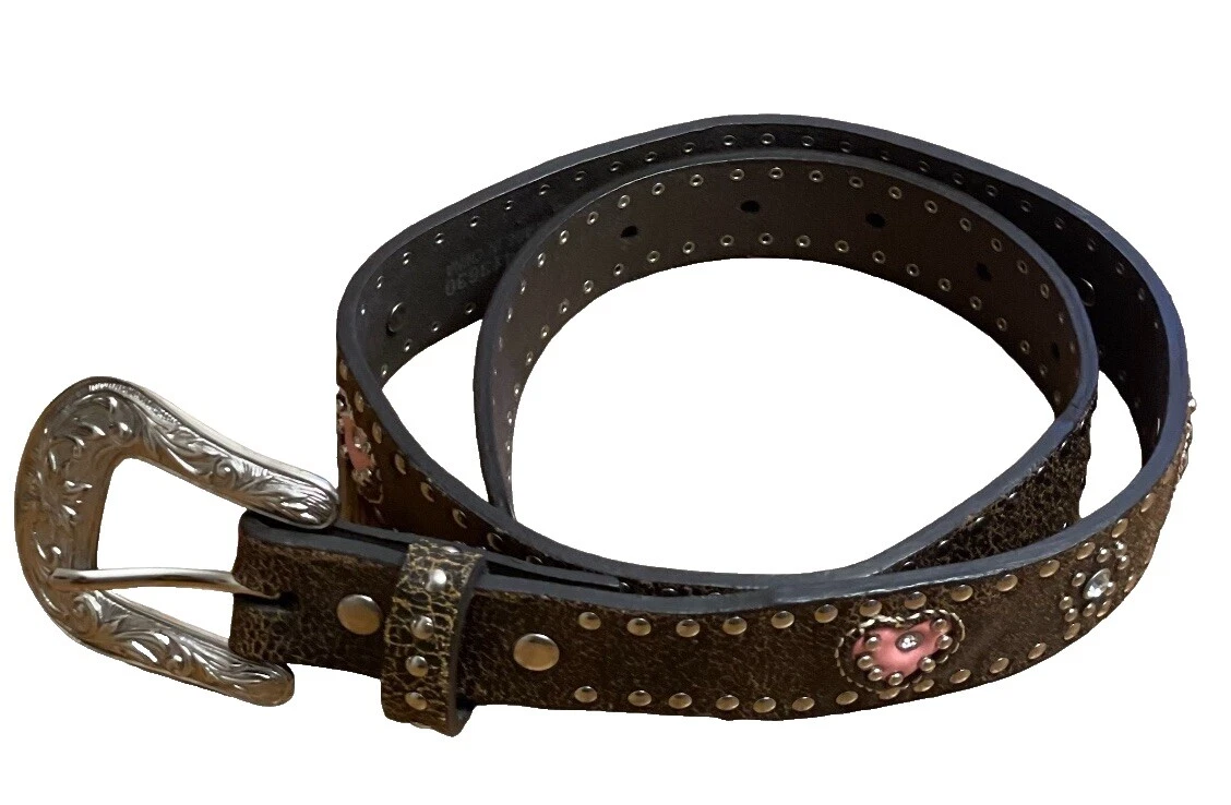 Cinturones y Hebillas Marrón Nocona Para Niñas