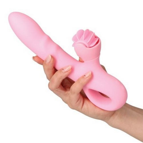 VIBRATORE DESIGN RABBIT PINK TASTE ROTANTE ROSA - Foto 6 di 6