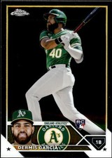 2023 Topps Chrome #183 Dermis Garcia   Rookie Oakland Athletics