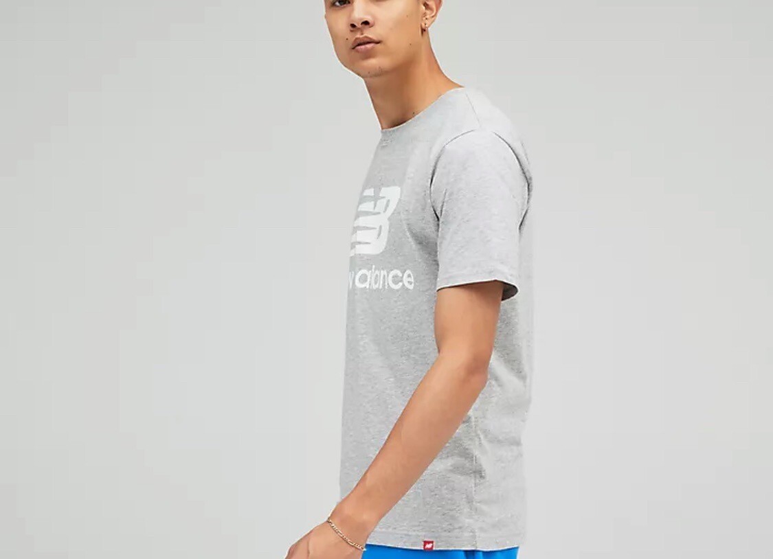 New BALANCE Men's T shirt Grey | eBay
