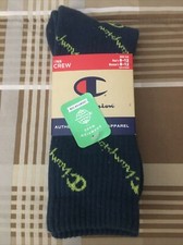 Champion Unisex C-Life Repeat C Crew All-Over Print Socks - Men s NWT