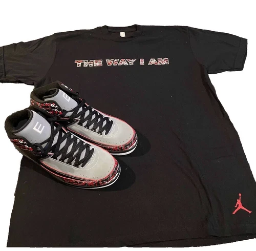 Air Jordan 2 Retro ‘Eminem’ (The Way I Am) Deadstock Size 11  With T-Shirt! RARE
