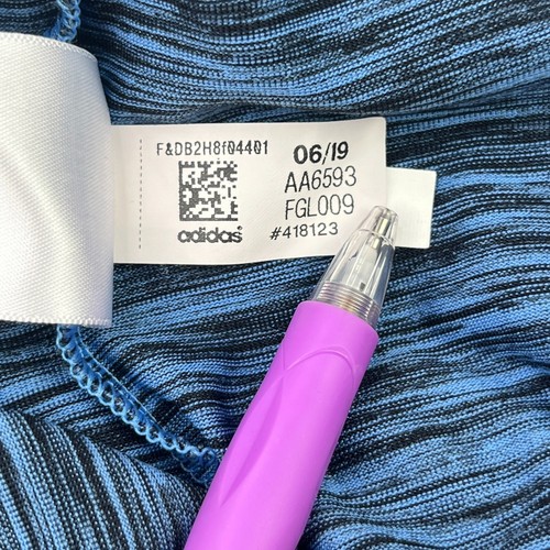 Adidas Boys Sz Small Blue Casual Activewear Short Sleeve Top Shirt Crew Neck - Picture 8 of 9