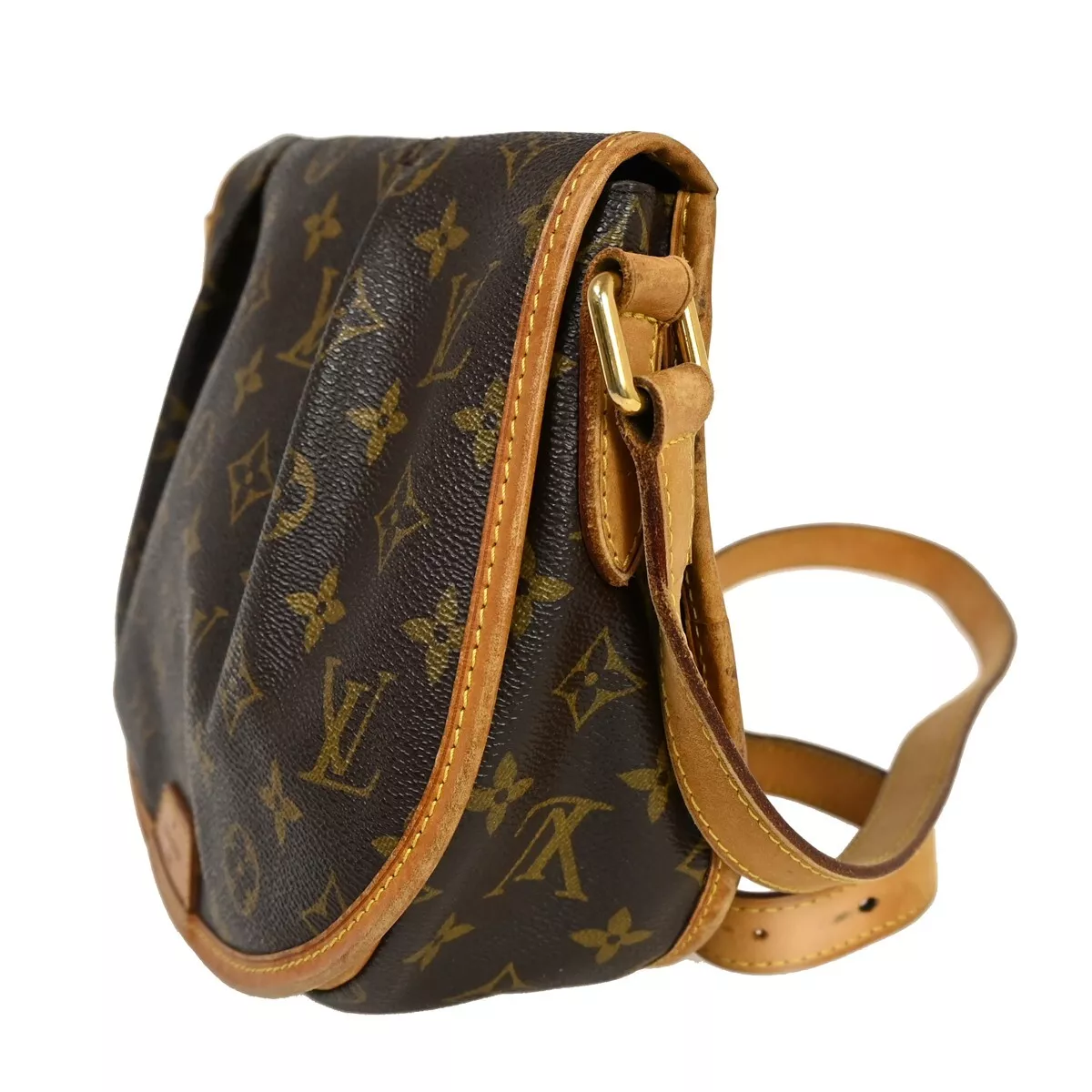 LOUIS VUITTON Menilmontant PM Shoulder Bag Monogram Leather BN 