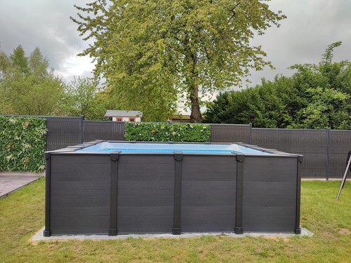 PISCINA RIGIDA INTEX GRAPHITE NUOVO - Foto 3 di 9