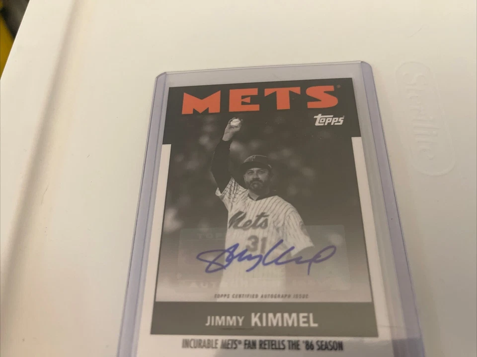 2021 Topps ESPN 30 for 30 Once Upon a Time in Queens Jimmy Kimmel #13-A Auto - Image 3 of 3