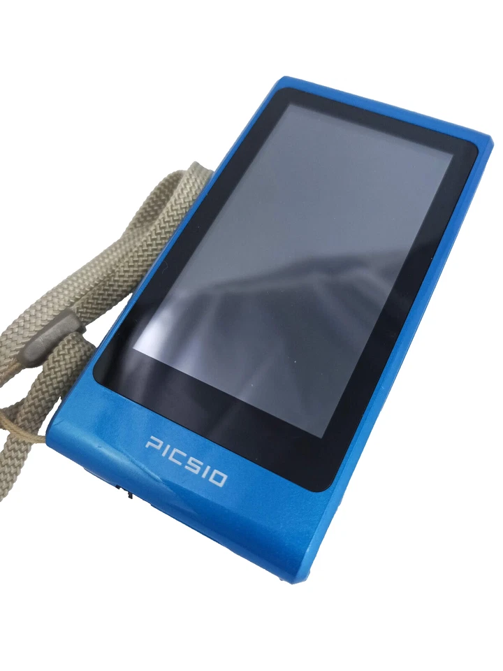 JVC GC-FM2AE PICSIO HD Memory Camera Portable Pocket Video Camcorder - Blue - Image 3 of 4