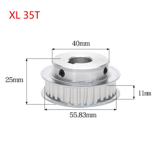 XL Timing Belt Pulley 20-60T Synchronous Wheel BF-type Width 11mm Bore 8mm-25mm - Picture 6 of 11