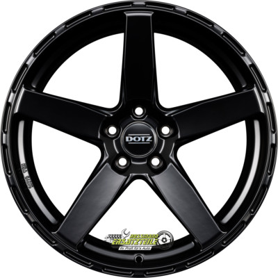 Dotz MarinaBay black matt 9.5x19 ET40 - LK5/120 ML72.6 Felge Alu