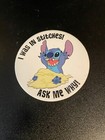 LILO & STITCH PROMOTIONAL I WAS IN STITCHES ASK ME WHY 3" BUTTON PIN — photo 2