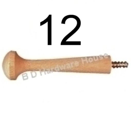 3 1/2" Pegs with screw Wood Shaker screwon Peg Select 12 to 48