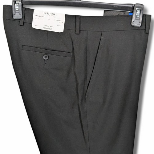 Kenneth Cole Men’s Ready Flex Slim Fit Stretch Suit Dress Pants Black 35x32 $395