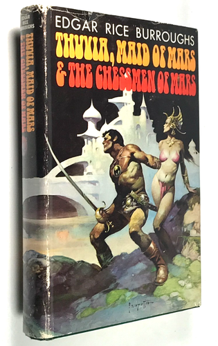 THUVIA, MAID OF MARS & THE CHESSMAN OF MARS - BURROUGHS - BCE HC/DJ - FRAZETTA - Picture 3 of 6