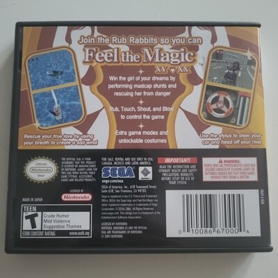 Feel the Magic XY/XX (Nintendo DS, 2004) Project Rub SEGA | eBay UK