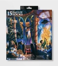 Harry Potter Hedwig 15 Days of Socks Advent Calendar -Women's Shoe Sizes 4-10
