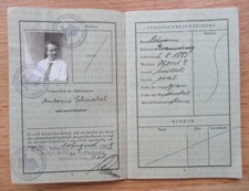 Ausweis Reise - Pass / Reisepass für eine Frau aus Buer - Recklinghausen 1929