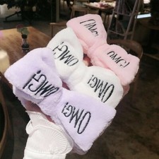 3-PACK Women Stretch Terry Cloth Spa Facial Makeup Headband Head Wrap Hairband