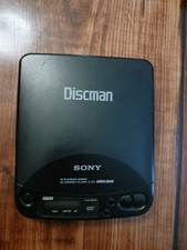 Sony Discman Mega Bass Cd Player D-121 For Parts or Repair Only As Is 