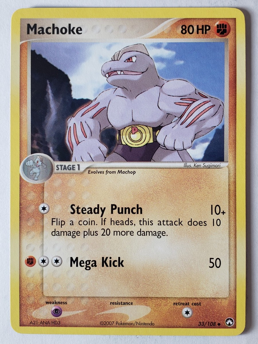 Machoke 33/108 VLP - EX Power Keepers 2007 Pokemon Card - $2