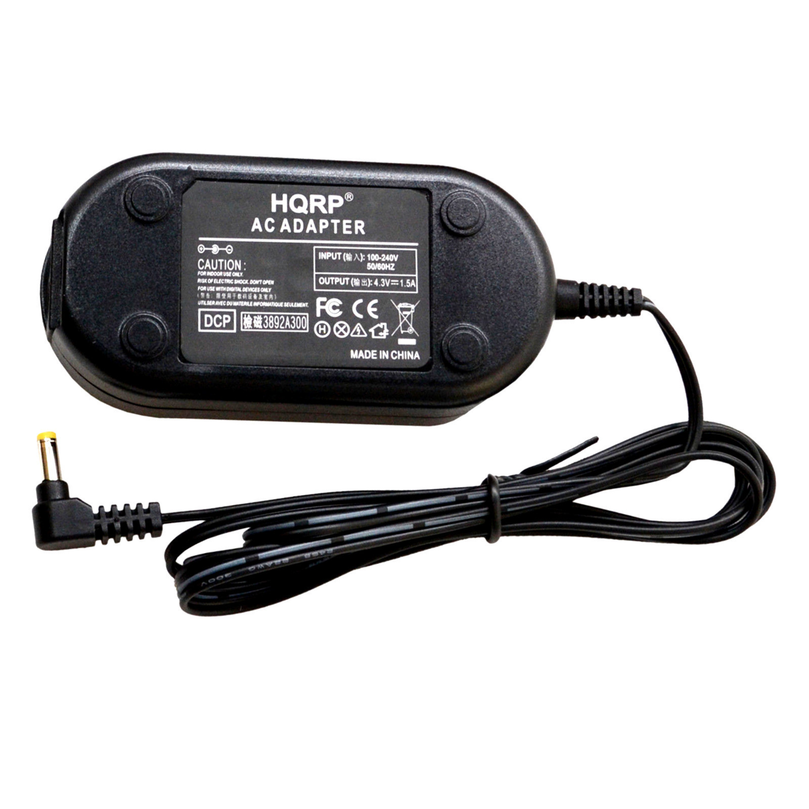 HQRP AC Power Adapter for Canon PowerShot SX170 IS SX710 HS D10 D20 D30