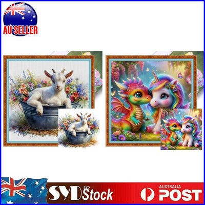 Goat Thread Full Embroidery Eco-cotton Thread 11CT Printed Goat Cross Stitch Kit ...