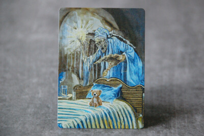 Bed Time Leech | Satirical Altered  Art MTG