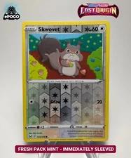 Skwovet 150/196 Reverse Holo Pokemon TCG: Lost Origin Card MINT SHIPPED TODAY