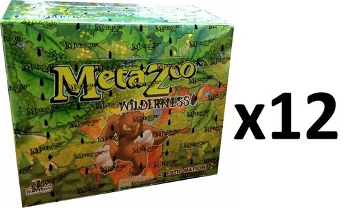 MetaZoo CCG Wilderness 1st Edition Booster Box CASE (12 Boxes) SEALED!!