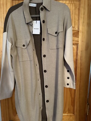 Naadam beige cardigan. Length 38 