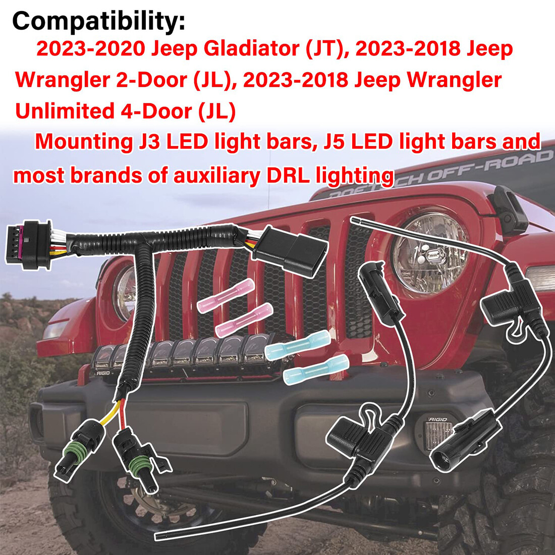 97109-0925 Daytime Running Light DRL Adapter Wiring Harness For Jeep - View #9