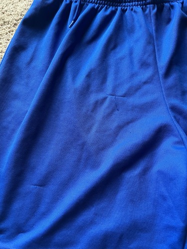 ADIDAS Climalite Shorts ~ Boys Youth Size Large L ~ Blue Athletic Soccer - Picture 2 of 3