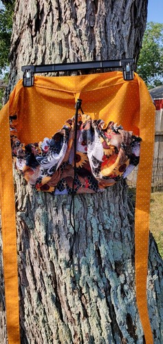 Handmade Egg Gathering/Harvest Apron - Totally Reversable. 100% Preshrunk Cotton - Picture 10 of 13