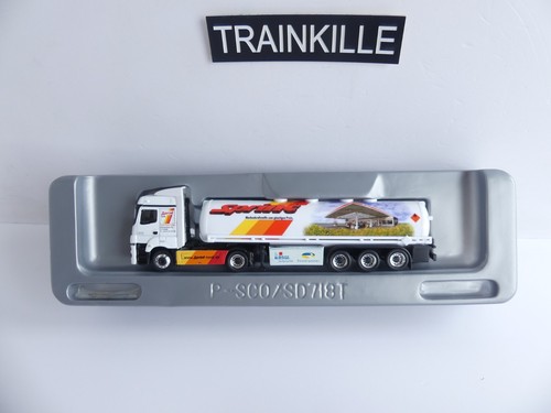 SCHUCO 22458 / 1:87 HO CAMION MERCEDES-BENZ REMORQUE CITERNE SPRINT - Imagen 2 de 2