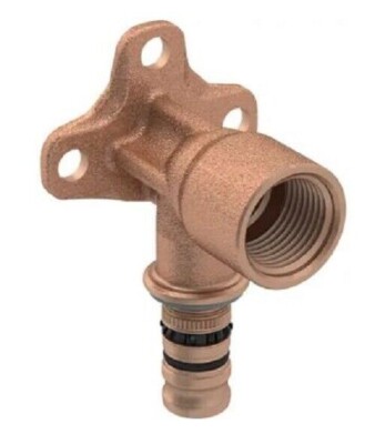 Geberit Mepla Anschlusswinkel 90Gr Rotguss 20 mm x Rp 1/2'' x 52mm 602293005