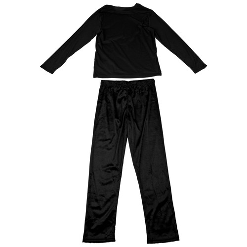 Star Wars The Mandalorian Grogu Long Sleeve Shirt & Sleep Pants Set Black - Imagen 4 de 25