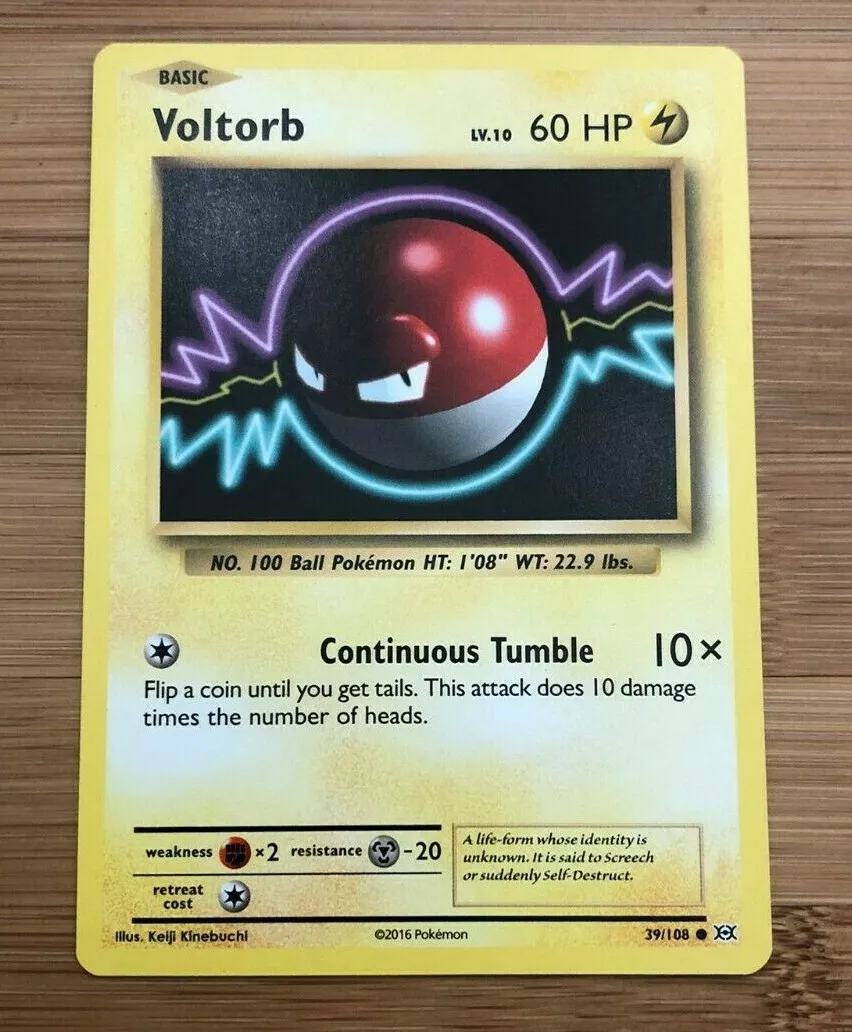 2016 Pokémon Voltorb 39/108 